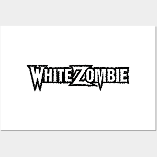 white zombie black Posters and Art